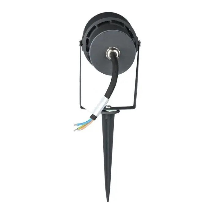 12W (875Lm) V-TAC LED COB põrandaalune aialamp, IP65, hall, soe valge valgus 3000K