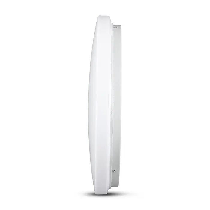 12W(1200Lm) LED-poster, IP20, vit, rund, 3in1(variabel ljustemperatur 3000K,4000K,6400K), V-TAC
