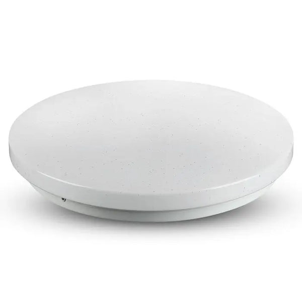 18W(1800Lm) LED ceiling light, IP20, white starry, round, 3in1 (changeable light temperature 3000K, 4000K, 6400K), V-TAC