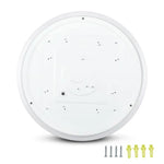 18W(1800Lm) LED-poster, IP20, mjölkfärgad, rund, 3in1(variabel ljustemperatur 3000K,4000K,6400K), V-TAC
