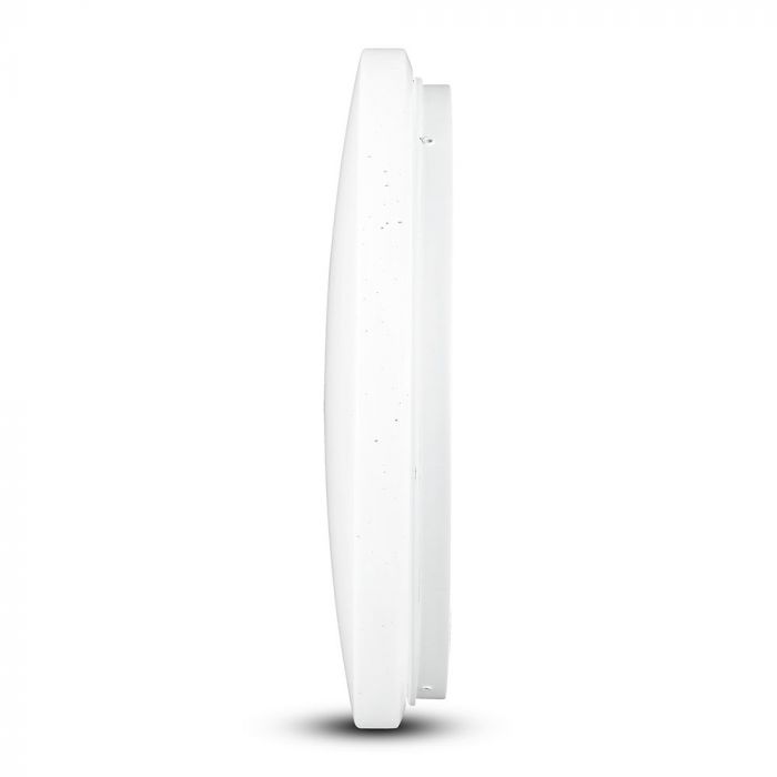 24W(2600Lm) LED-poster, IP20, vit stjärna, rund, 3in1(variabel ljustemperatur 3000K,4000K,6400K), V-TAC