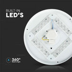 24W(2600Lm) LED-poster, IP20, vit stjärna, rund, 3in1(variabel ljustemperatur 3000K,4000K,6400K), V-TAC