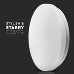 24W(2600Lm) LED-poster, IP20, vit stjärna, rund, 3in1(variabel ljustemperatur 3000K,4000K,6400K), V-TAC