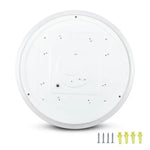 24W(2600Lm) LED plafons, IP20, balts piena krāsā, apaļš, 3in1(maināma gaismas temperatūra 3000K,4000K,6400K), V-TAC
