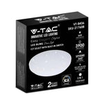 36W(3900Lm) LED-poster, IP20, vit stjärna, rund, 3in1 (variabel ljustemperatur 3000K,4000K,6400K), V-TAC