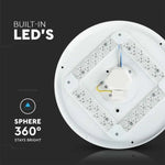 36W(3900Lm) LED-poster, IP20, vit stjärna, rund, 3in1 (variabel ljustemperatur 3000K,4000K,6400K), V-TAC