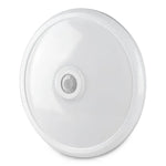 12W(1000Lm) LED poster, white, round, IP20, V-TAC SAMSUNG, with motion sensor, 5 years warranty, cold white 6400K