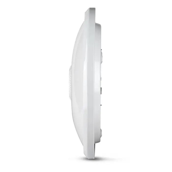 12W(900Lm) LED ceiling light, white, round, IP20, V-TAC SAMSUNG, with motion sensor, warranty 5 years, neutral white light 4000K