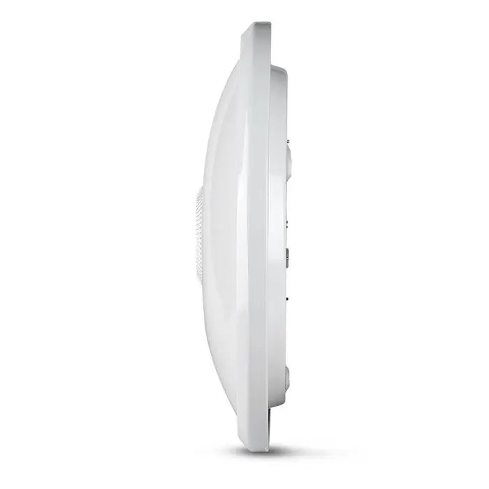 12W(1000Lm) LED poster, white, round, IP20, V-TAC SAMSUNG, with motion sensor, 5 years warranty, cold white 6400K