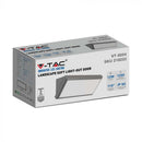 12W(1250Lm) LED Facade light, square shape, V-TAC, IP65, grey, warm white light 3000K