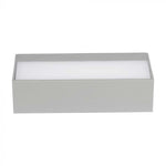 9W(850Lm) LED seinavalgusti, V-TAC, IP65, hall, kandiline, jaheda valge valgus 6500K
