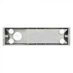 9W(850Lm) LED sienas gaismeklis, V-TAC, IP65, pelēks, kvadrāta, neitrāli balta gaisma 4000K