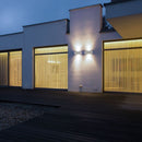 9W(850Lm) LED sienas gaismeklis, V-TAC, IP65, pelēks, kvadrāta, neitrāli balta gaisma 4000K