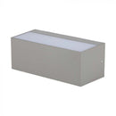 12W(1150Lm) LED wall light, V-TAC, IP65, gray, square, cold white light 6400K
