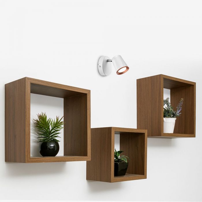 6W(540Lm) LED seinavalgusti, V-TAC, IP20, valge, neutraalne valge 4000K