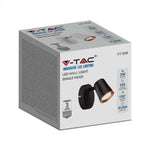 6W(540Lm) LED sienas gaismeklis, V-TAC, IP20, balts, neitrāli balta gaisma 4000K