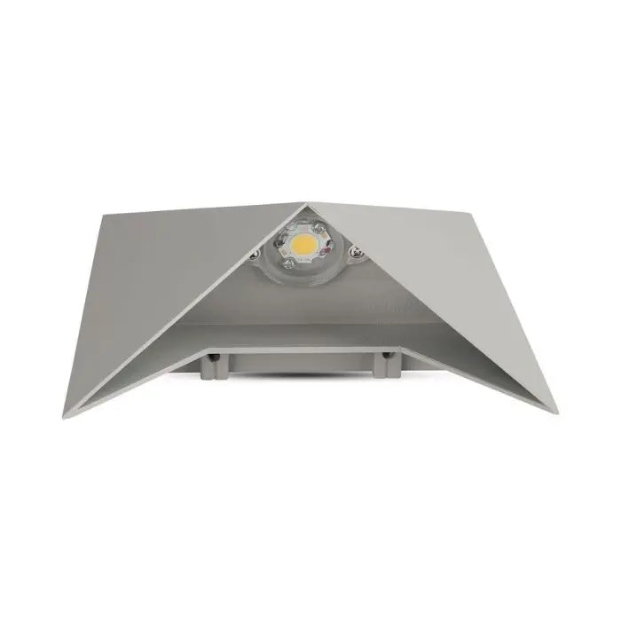 Светодиодный настенный светильник, V-TAC, IP65, серый, теплый белый 3000K