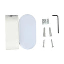 5W(800Lm) LED fasādes gaismeklis, V-TAC, IP65, balts, silti balta gaisma 3000K