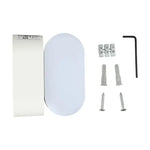 5W(800Lm) LED-fassaadivalgusti, V-TAC, IP65, valge, soe valge valgus 3000K