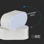 5W(800Lm) LED-fassaadivalgusti, V-TAC, IP65, valge, soe valge valgus 3000K