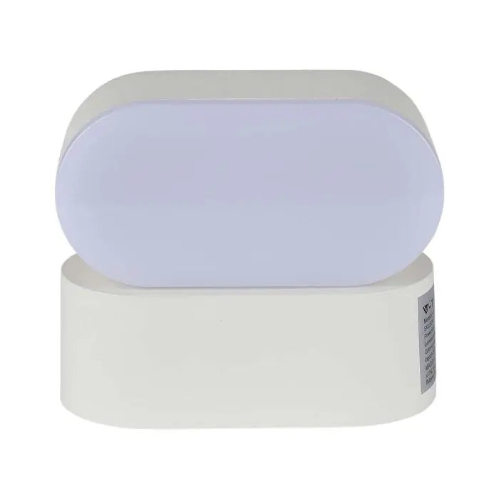 5W(800Lm) LED fasādes gaismeklis, V-TAC, IP65, balts, silti balta gaisma 3000K