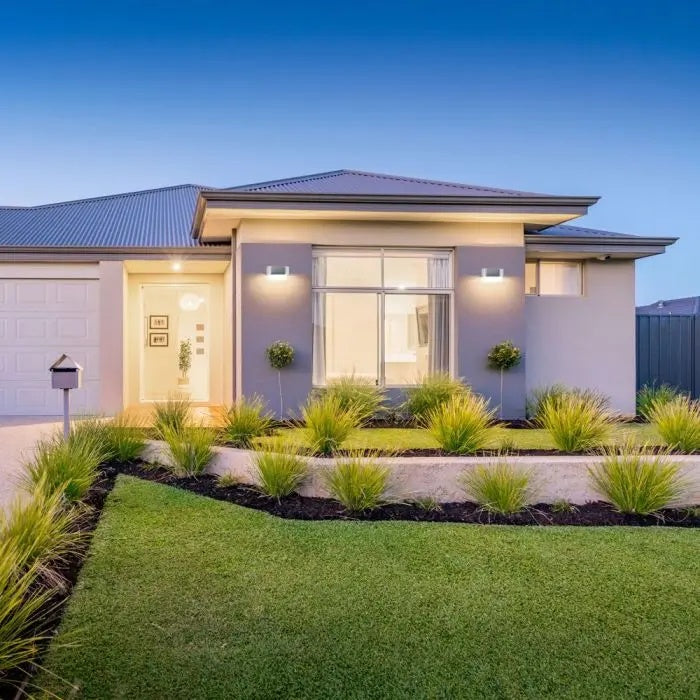 5W(800Lm) LED fasādes gaismeklis, V-TAC, IP65, balts, silti balta gaisma 3000K