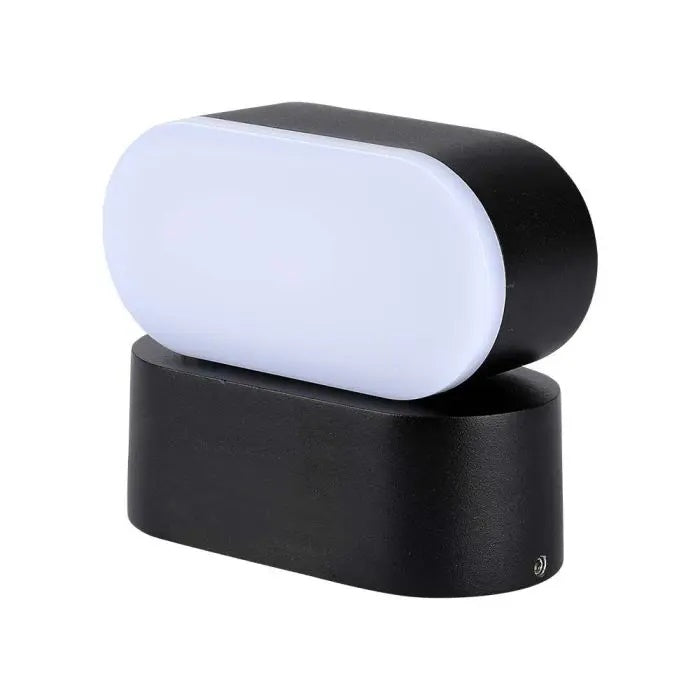 Фасадный светодиодный светильник 5W(800Lm), V-TAC, IP65, черный, теплый белый свет 3000K