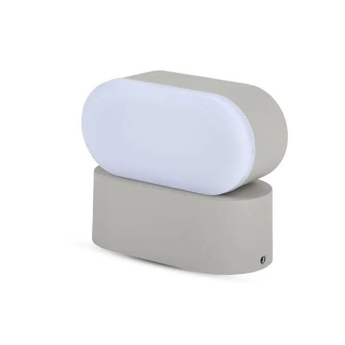 5W(800Lm) LED fasadarmatur, V-TAC, IP65, grå, neutralvit 4000K