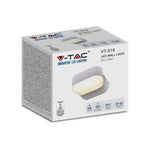5W(800Lm) LED fasadarmatur, V-TAC, IP65, grå, neutralvit 4000K