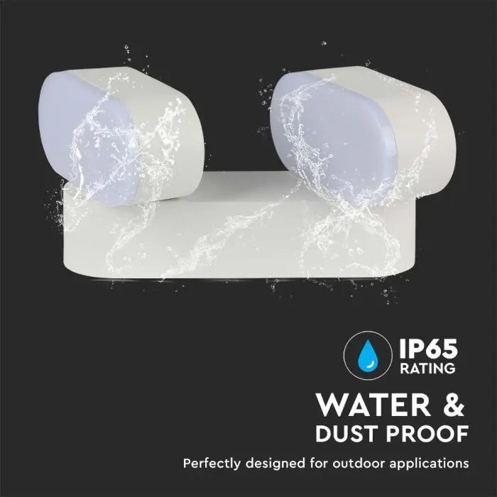 10W(1444Lm) LED facade light, V-TAC, IP65, white, warm white light 3000K