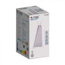 4W(450Lm) LED-fasadarmatur, V-TAC, IP65, vit, varmvitt ljus 3000K