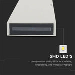 4W(450Lm) LED Facade luminaire, V-TAC, IP65, grey, warm white light 3000K