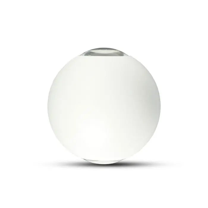 4W(476Lm) LED seinavalgusti, V-TAC, IP65, ümmargune, valge, neutraalne valge valgus 4000K