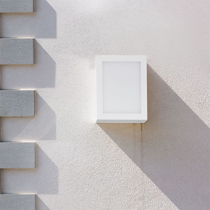 12W(1250Lm) LED wall light, V-TAC, IP65, white, warm white light 3000K