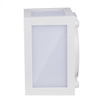 12W(1250Lm) LED fasādes gaismeklis, V-TAC, IP65, balts, silti balta gaisma 3000K