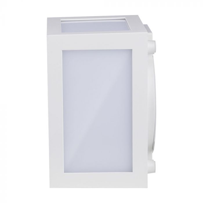 12W(1250Lm) LED fasādes gaismeklis, V-TAC, IP65, balts, silti balta gaisma 3000K