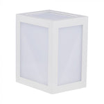 12W(1350Lm) LED sienas gaismeklis, V-TAC, IP65, balts, neitrāli balta gaisma 4000K