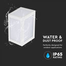 12W(1350Lm) LED wall light, V-TAC, IP65, white, neutral white light 4000K