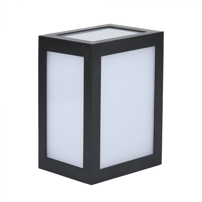 12W(1350Lm) LED sienas gaismeklis, V-TAC, IP65, melns, neitrāli balta gaisma 4000K