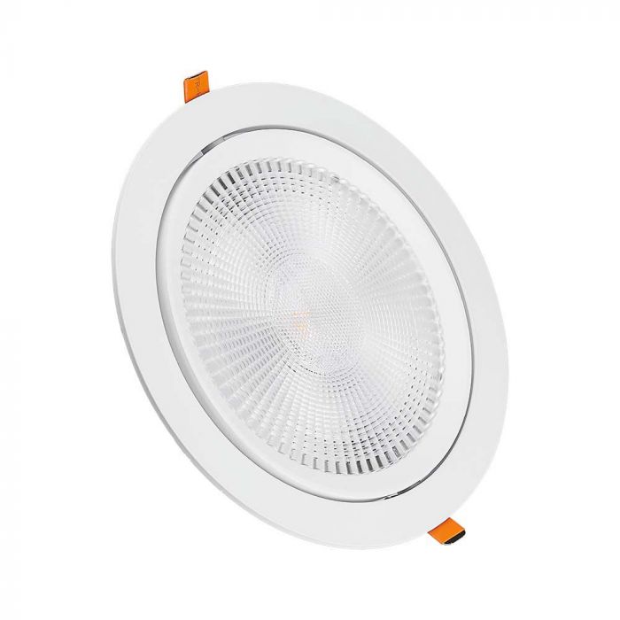 10W (1075Lm) LED ümmargune laevalgusti, V-TAC SAMSUNG, IP20, 5-aastane garantii, neutraalne valge 4000K