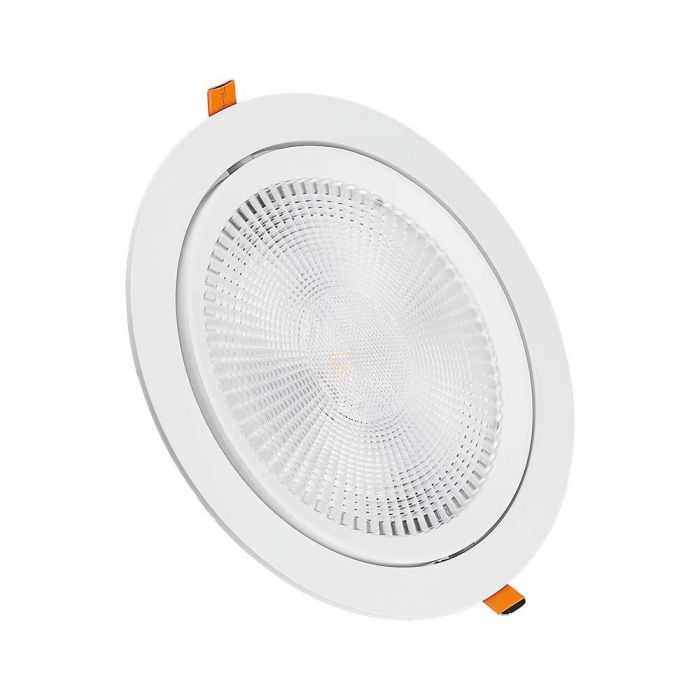 10W(1060Lm) LED round ceiling light, V-TAC SAMSUNG, IP20, warranty 5 years, cold white light 6400K