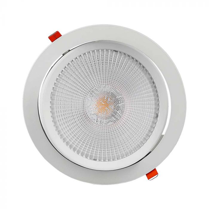 Круглый потолочный светодиодный светильник 10W(1075Lm), V-TAC SAMSUNG, IP20, гарантия 5 лет, теплый белый свет 3000K