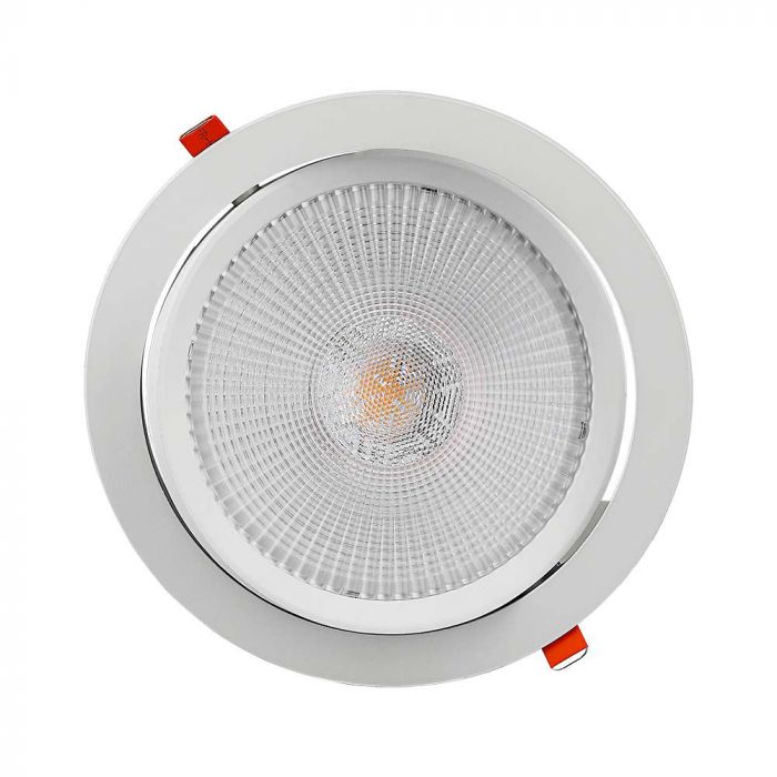 30W(2920Lm) LED apaļš griestu gaismeklis, V-TAC SAMSUNG, IP20, garantija 5 gadi, auksti balta gaisma 6400K
