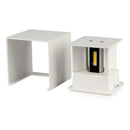 SUPERACTION_12W(1360Lm) BRIDGELUX LED-fassaadivalgusti, valge, IP65, kandiline, neutraalne valge 4000K