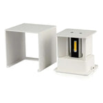 SUPERACTION_12W(1360Lm) BRIDGELUX LED-fassaadivalgusti, valge, IP65, kandiline, neutraalne valge 4000K