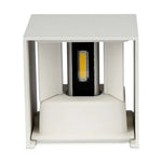 SUPERACTION_12W(1360Lm) BRIDGELUX LED-fassaadivalgusti, valge, IP65, kandiline, neutraalne valge 4000K