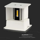 SUPERACTION_12W(1360Lm) BRIDGELUX LED-fassaadivalgusti, valge, IP65, kandiline, neutraalne valge 4000K