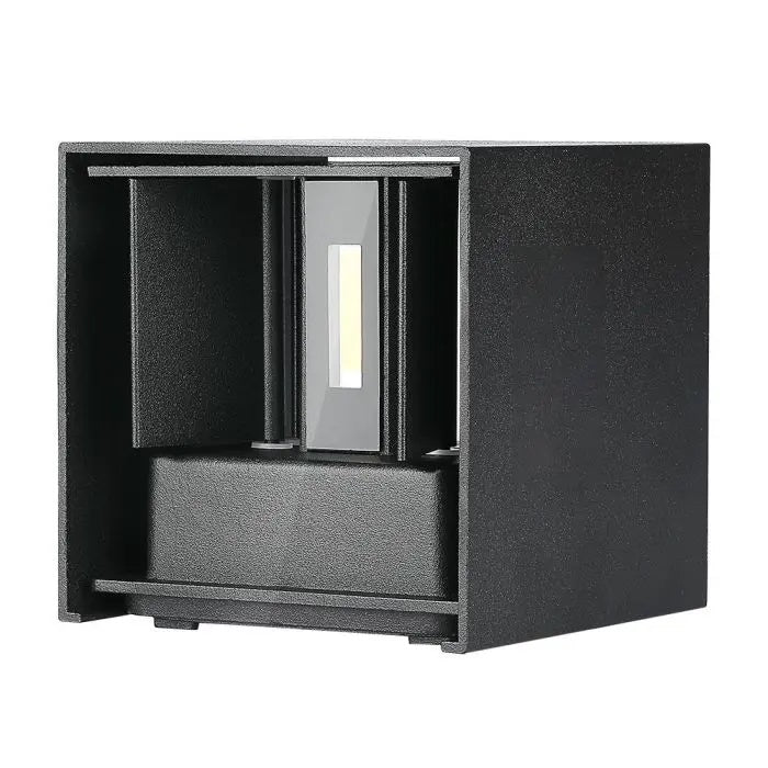 SUPERAKCIJA_11W(1360Lm) LED BRIDGELUX sienas gaismeklis, V-TAC, IP65, melns, neitrāli balta gaisma 4000K