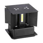 SUPERAKCIJA_11W(1360Lm) LED BRIDGELUX sienas gaismeklis, V-TAC, IP65, melns, neitrāli balta gaisma 4000K