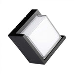 12W(1160Lm) LED seinavalgusti, V-TAC, IP65, must, kandiline, neutraalne valge valgus 4000K